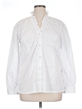 Soft Surroundings 3/4 Sleeve Button Down Shirt