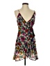 Topshop 100% Polyester Tropical Green Purple Cocktail Dress Size 4 - photo 1
