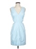 Aqua 100% Polyurethane Blue Cocktail Dress Size XS - photo 1