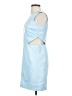 Aqua 100% Polyurethane Blue Cocktail Dress Size XS - photo 5