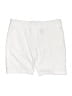 Assorted Brands 100% Polyester Solid White Shorts Size 10 - photo 1
