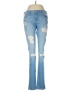 Flying Monkey Hearts Blue Jeans Size 29 waist - photo 1