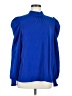 Unbranded 100% Polyester Blue Long Sleeve Blouse Size M - photo 1