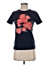 J.Crew Floral Blue Short Sleeve T-Shirt Size XXS - photo 1