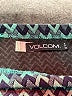 Volcom Chevron-herringbone Teal Casual Skirt Size 10 - photo 4