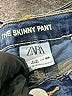 Zara Solid Blue Jeans Size 2 - 3 - photo 3