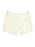 Petite Sophisticate 100% Cotton Solid Ivory Shorts Size 12 Petite - photo 2