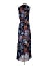 DR2 100% Polyester Paisley Blue Casual Dress Size XS - photo 2