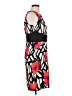AGB 100% Polyester Print Black Cocktail Dress Size 12 - photo 4