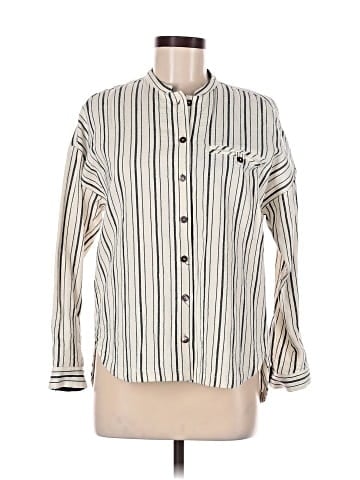 Comptoir des Cotonniers Long Sleeve Button-Down Shirt (view 1)