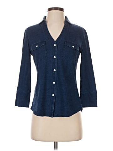 J. McLaughlin 3/4 Sleeve Button-Down Shirt (view 1)