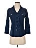 J. McLaughlin Blue 3/4 Sleeve Button-Down Shirt Size XS - photo 1