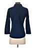 J. McLaughlin Blue 3/4 Sleeve Button-Down Shirt Size XS - photo 2