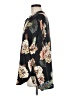 Johnny Was 100% Silk Floral Black Long Sleeve Silk Top Size M - photo 5
