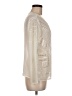 Piperlime 100% Polyester Aztec Or Tribal Print Ivory Long Sleeve Blouse Size M - photo 4