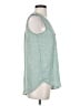 Maurices 100% Polyester Green Sleeveless Blouse Size S - photo 4