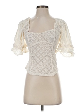 Free People Short Sleeve Blouse