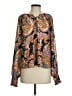 Sanctuary Paisley Gold Long Sleeve Blouse Size S - photo 1