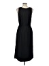 J.Crew 100% Polyester Solid Black Casual Dress Size 10 (tall) - photo 2