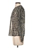 Aqua Silver Long Sleeve Blouse Size XS - photo 5