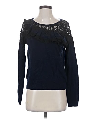 Knitted & Knotted Pullover Sweater (view 1)