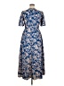 Shein Paisley Blue Casual Dress Size L - photo 2
