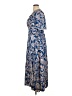 Shein Paisley Blue Casual Dress Size L - photo 5