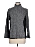 St. John's Bay 100% Polyester Gray Track Jacket Size L (petite) - photo 1