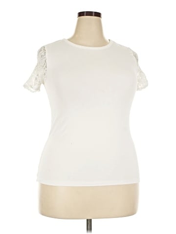 Halogen Short Sleeve Top (view 1)
