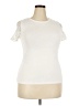 Halogen Ivory Short Sleeve Top Size XXL - photo 1