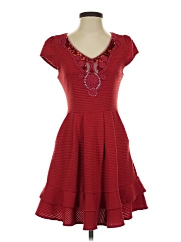 Buttons Casual Dress (view 1)