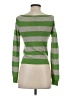 Theory Stripes Green Turtleneck Sweater Size S - photo 2