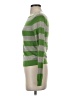 Theory Stripes Green Turtleneck Sweater Size S - photo 5