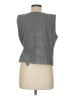 LOFT Versa Gray Sleeveless Blouse Size M - photo 2