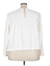 Remade 100% Polyester White Long Sleeve Top Size 3X - photo 2