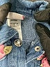 Little Lass 100% Cotton Blue Denim Jacket Size 0-3 mo - photo 4