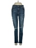 Just Black Hearts Blue Jeans Size 25 waist - photo 1