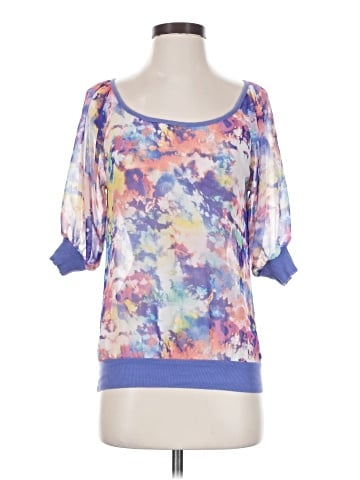 L'Agence Short Sleeve Blouse (view 1)