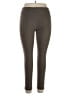 Hue Solid Gray Active Pants Size XL - photo 2