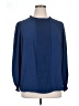 CeCe Blue Long Sleeve Blouse Size 1X - photo 1