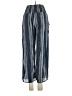 Shinestar 100% Rayon Stripes Blue Casual Pants Size S - photo 2