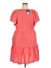 Universal Thread Paisley Orange Casual Dress Size XXL - photo 2
