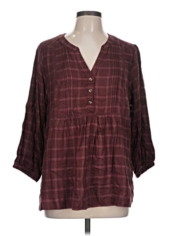 Wrangler Jeans Co 3/4 Sleeve Blouse (view 1)