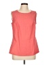 St. John Orange Sleeveless Top Size L - photo 1