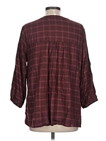 Wrangler Jeans Co 3/4 Sleeve Blouse (view 2)