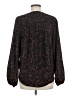 Catherine Malandrino 100% Polyester Animal Print Brown Long Sleeve Blouse Size M - photo 2