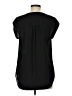 Daniel Rainn 100% Polyester Black Short Sleeve Blouse Size M - photo 2