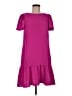 DKNY 100% Polyester Solid Pink Casual Dress Size 6 - photo 1