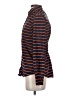 Fun & Flirt 100% Polyester Stripes Orange Long Sleeve Blouse Size S - photo 5