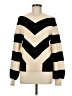 Atelier Chevron-herringbone Black Turtleneck Sweater Size M - photo 1
